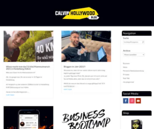Calvinhollywood-Blog.de(Calvin Hollywood Photography) Screenshot