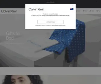 Calvinklein.co.nz(Calvin Klein New Zealand) Screenshot