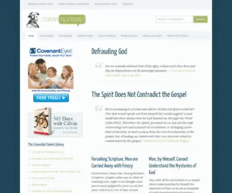 Calvinquotes.com(John Calvin Quotes) Screenshot