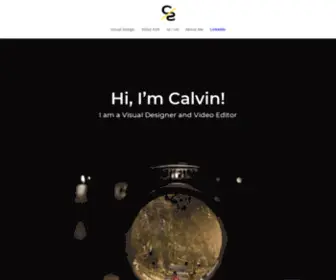 Calvinsim.ca(Calvin Sim's Portfolio New Media Student) Screenshot