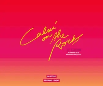Calviontherocks.com(Calvi on the Rocks) Screenshot
