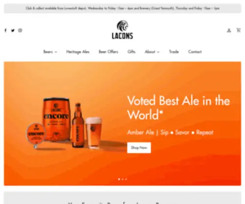 Calvors.co.uk(Calvors Brewery) Screenshot