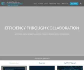 Calwep.org(California Water Efficiency Partnership) Screenshot
