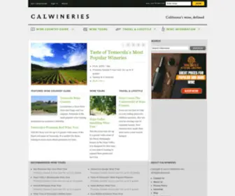 Calwineries.com(Calwineries) Screenshot