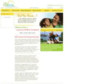 Calwin.org(California Work Opportunity and Responsibility to Kids Information Network) Screenshot