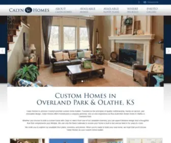 Calynhomes.com(Calyn Homes) Screenshot