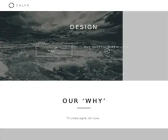 Calyxagency.com(Cool) Screenshot