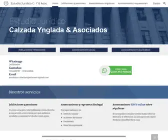 Calzadaynglada.com.ar(Estudio Jurídico C) Screenshot