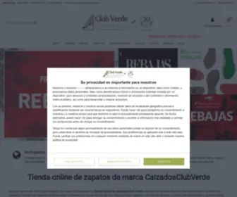Calzadosclubverde.es(Tienda Online Zapatos las Mejores Marcas Entrega gratis) Screenshot