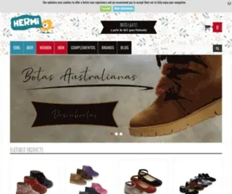 Calzadoshermi.com(Calzados Hermi es una zapatería infantil online con tienda en San Vicente del Raspeig (Alicante)) Screenshot
