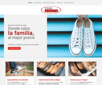 Calzadosnona.com(Venta de calzados en Salta) Screenshot