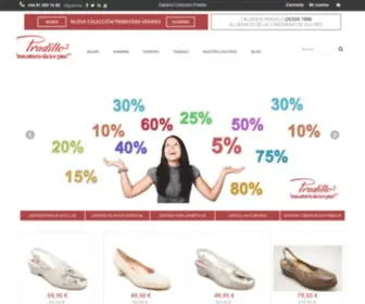 Calzadospradillo.com(Calzados cómodos para hombres y mujeres) Screenshot