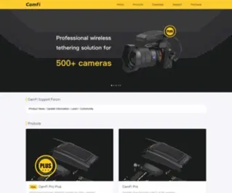 Cam-FI.com(CamFi 卡菲单反无线取景控制器) Screenshot