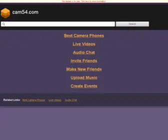 Cam54.com(Seniors Social Video Cam Network) Screenshot