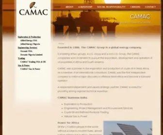 Camac.com(Energized to Power the World) Screenshot