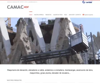 Camac.es(Maquinaria de elevación) Screenshot