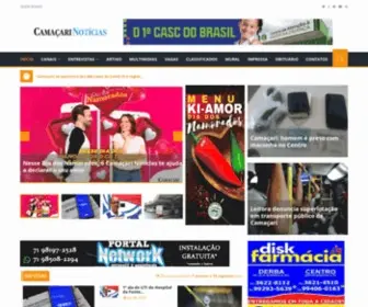 Camacarinoticias.com.br(Camaçari) Screenshot