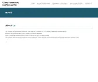 Camaccommercial.com(CAMAC COMMERCIAL COMPANY LIMITED) Screenshot