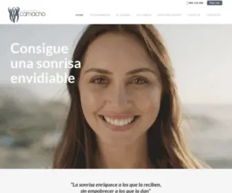 Camachoclinicadental.com(Clínica Dental Camacho) Screenshot