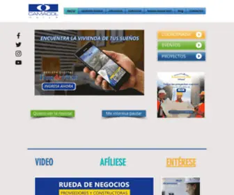 Camacolhuila.com(Camacol Regional Huila) Screenshot