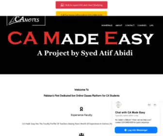 Camadeeasy.org(CA Made Easy) Screenshot
