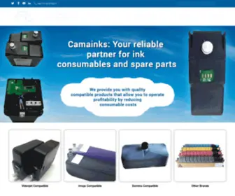 Camainks.com(Order Inkjet Ink) Screenshot