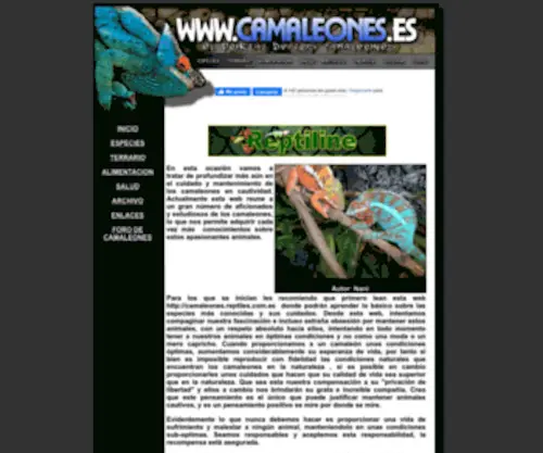 Camaleones.es(Camaleones) Screenshot