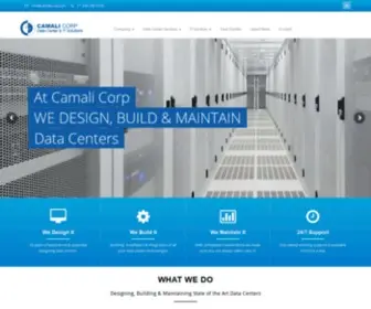 Camalicorp.com(Camali Corp Data Center & IT Solutions) Screenshot