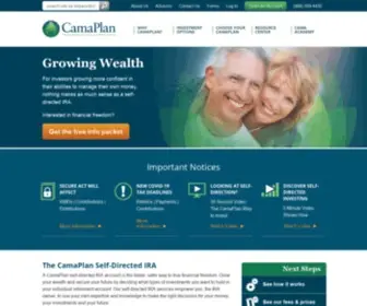 Camaplan.com(Self-directed IRA by Camaplan) Screenshot