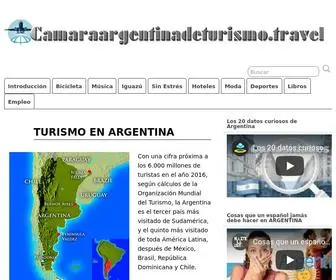 Camaraargentinadeturismo.travel(Camara Turismo Argentina) Screenshot