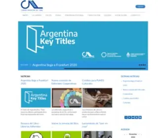 Camaradellibro.com.ar(CAL :: Cámara Argentina Del Libro) Screenshot