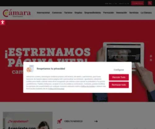 Camaragrancanaria.org(Cámara) Screenshot