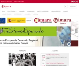 Camaranavarra.com(Página Inicio) Screenshot