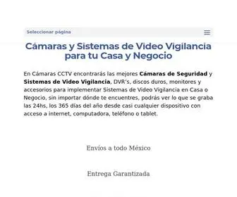 Camaras-CCTV.com(Cámaras de Seguridad para Casa y Negocio) Screenshot