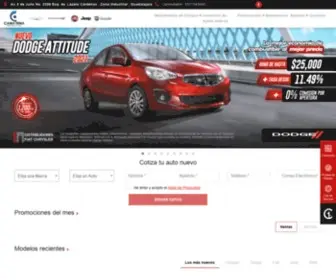 Camarena-Auto.com.mx(Distribuidor FIAT Chrysler) Screenshot