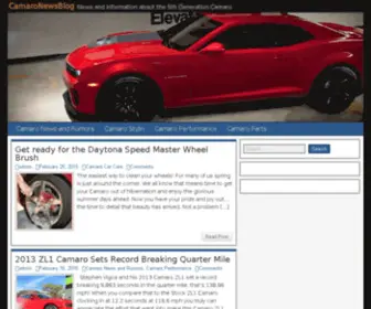 Camaronewsblog.com(Camaro ZL1 Blog) Screenshot