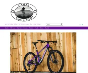 Camasbikes.com(Camas Bike & Sport) Screenshot