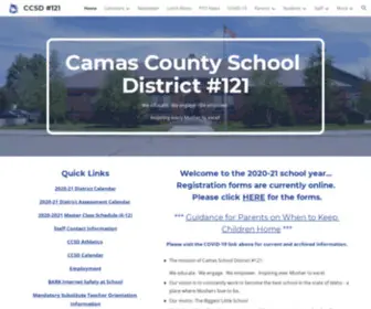 Camascountyschools.org(CCSD #121) Screenshot