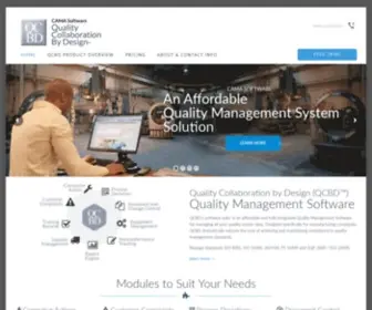 Camasoftware.com(Quality Management Software) Screenshot
