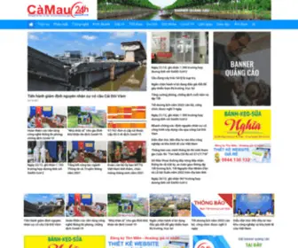 Camau24H.info(Trang chủ) Screenshot