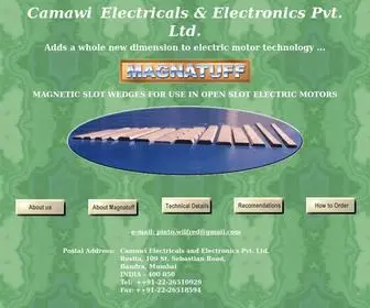 Camawi.com(Camawi Electricals introduces) Screenshot