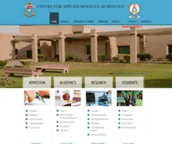 Camb.edu.pk(University of the Punjab) Screenshot
