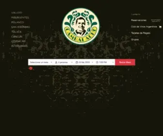 Cambalacherestaurantes.com(Restaurante comida Argentina en Mexico) Screenshot