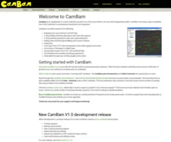 Cambam.co.uk(CamBam CNC Software) Screenshot