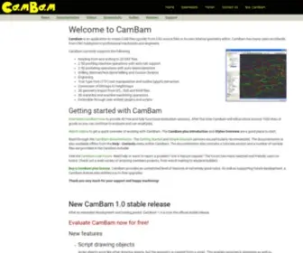 Cambam.info(CamBam CNC Software) Screenshot