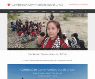 Cambcomm.org.uk(Cambo­dian Comm­unities out of Crisis) Screenshot