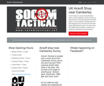 Camberleyairsoft.co.uk(Airsoft shop in Camberley Socom Tactical Airsoft) Screenshot