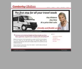 Camberleyminibus.com(Camberley Minibuses) Screenshot