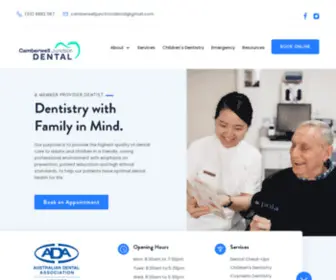 Camberwelljunctiondental.com.au(Camberwell Junction Dental) Screenshot