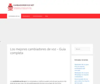 Cambiadordevoz.net(✅ Aquí encontrarás una lista con los mejores cambiadores de voz) Screenshot